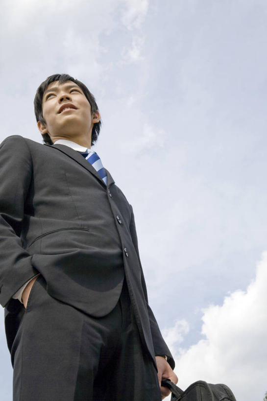 东方人,商务人士,室外,商务,职业,肖像,男人,男性,亚洲人,年轻人,彩图