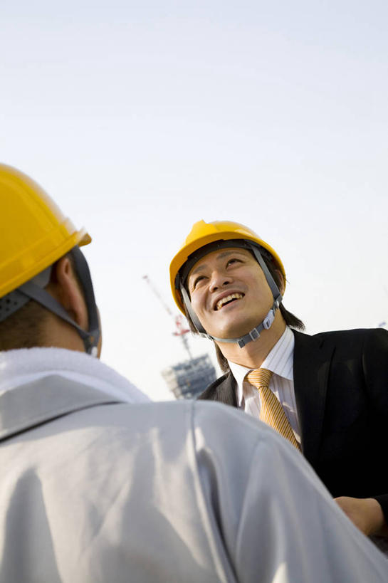 东方人,商务,团队,建筑业,头盔,天空,职业,生活方式,合伙,男人,男性,亚洲人,年轻人,彩图