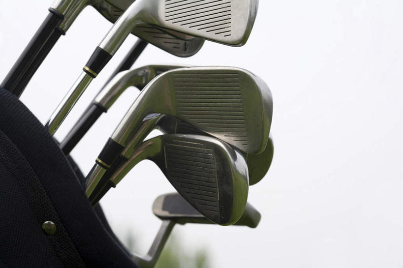 室外,特写,留白,运动,北京,中国,亚洲,天空,休闲,高尔夫球杆,东亚,高尔夫球包,高尔夫球运动,休闲活动,彩图