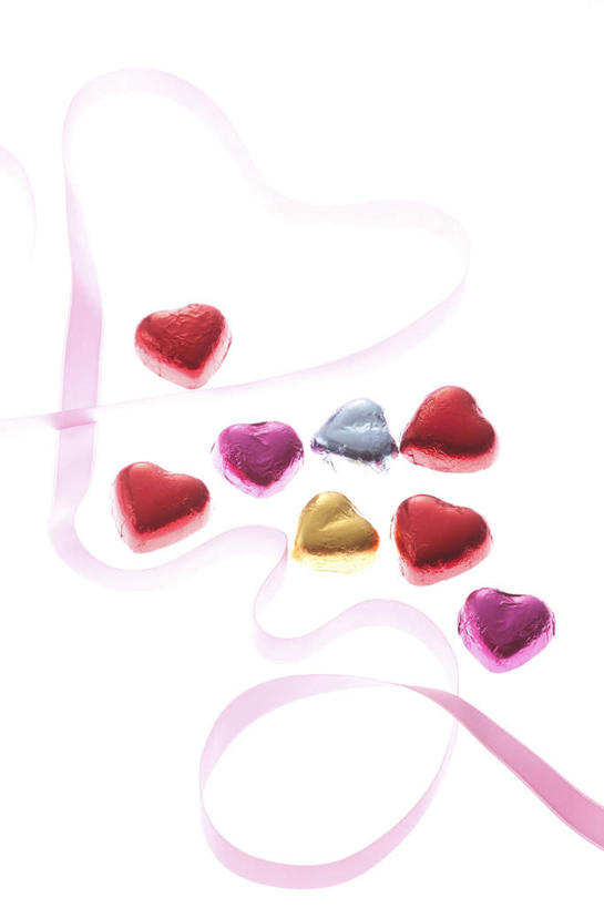 特写,静物,许多,节日,糖果,很多,浪漫,饮食,甜食,巧克力,朱古力,心型,彩图,影棚拍摄,爱