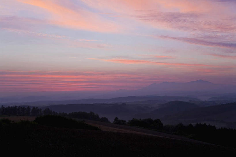 日落,亚洲,地形,云,风景,天空,黄昏,夏天,宁静,彩图