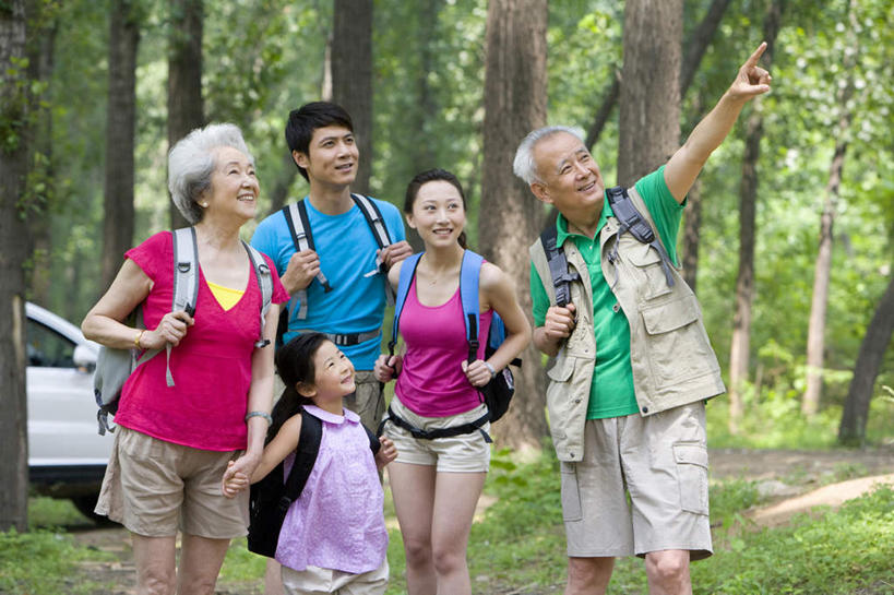 东方人,儿童,老年人,人群,家庭,母亲,父亲,女儿,祖父母,祖母,祖父,笑,微笑,露齿笑,横图,室外,白天,正面,旅游,度假,快乐,幸福,纯洁,旅途,美景,森林,汽车,北京,中国,亚洲,指,景观,指点,休闲装,娱乐,树,小孩,绿色,自然,夏天,手势,享受,休闲,温暖,温馨,一家人,景色,放松,可爱,探索,童年,童趣,运输,摄影,宁静,和睦,指向,自然风光,肖像,童真,东亚,烂漫,无邪,冒险,天真,老年男性,老年女性,男人,男性,年轻男性,年轻女性,女孩,女人,女性,亚洲人,中国人,孩子,年轻人,全家福,孙女,休闲活动,手牵手,彩图,旅行,融洽,打手势,多功能车