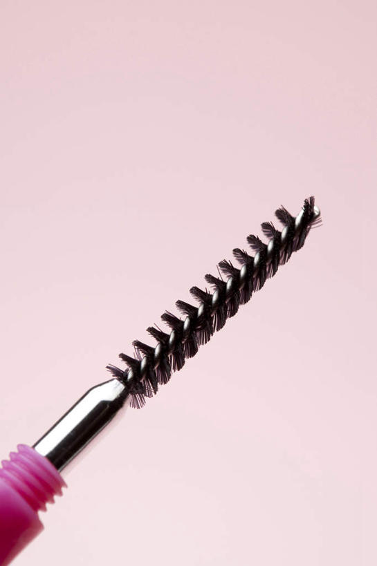 无人,竖图,特写,美容,时尚,静物,准备,粉色背景,一个,彩妆,睫毛膏,摄影,单个,化妆用品,美化,彩图,影棚拍摄,魅力,例行公事