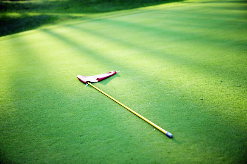 无人,横图,俯视,室外,白天,留白,度假,水滴,高尔夫球场,草,摄影,落下,享乐,高尔夫球运动,彩图,高角度拍摄