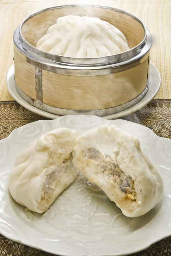 点心,无人,竖图,俯视,室内,竹子,静物,蒸汽,材料,食品,饺子,饮食,两个,摄影,清新,中国文化,横截面,东亚文化,健康食物,蒸锅,充满,彩图,高角度拍摄