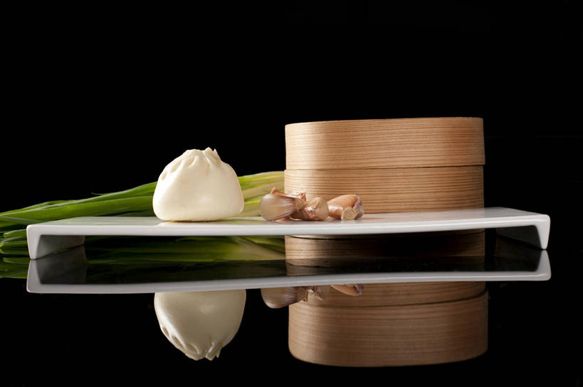 点心,无人,横图,静物,中国,亚洲,黑色背景,反射,料理,食品,包子,饺子,面点,餐盘,传统,小吃,美食,饮食,食物,盘子,小笼包,中式,摄影,中国文化,东亚,蒸锅,粤菜,彩图