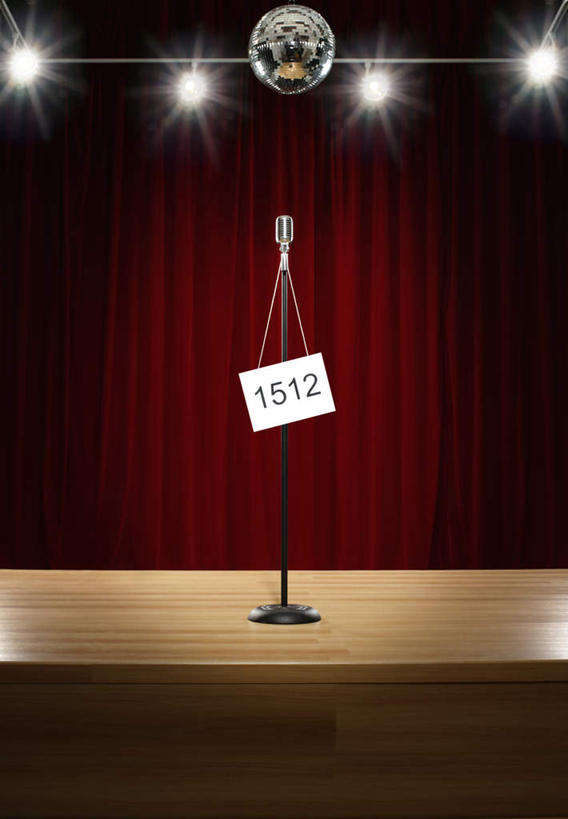 无人,舞台,竖图,彩色,室内,白天,正面,地板,霓虹灯,阴影,光线,影子,灯光,七彩,地面,光源,霓虹,木地板,灯,红色,话筒,帷幕,麦克风,照明设备,扩音器,帷幔,幕布,幕帘,传声器,氖灯,微音器,帷幔布,表演台,彩图