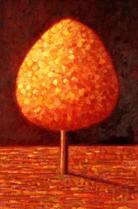 无人,竖图,室内,白天,正面,绘画,植物,油画,艺术,古典,文化,树,树木,一个,绿色,自然,工艺品,品味,橙色,生长,单个,成长,美术,高雅,美学,彩图