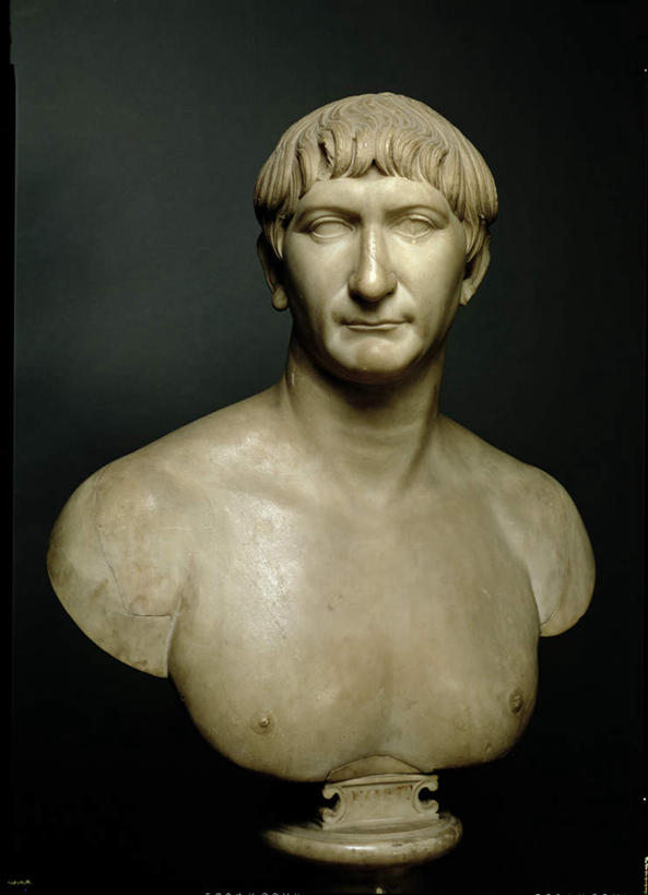 西方人,脸,头,脸颊,脖子,一个人,无人,竖图,室内,特写,白天,正面,雕塑,欧洲,欧洲人,仅一个男性,仅一个人,仅一个中年男性,黑色背景,艺术,装饰,雕刻,雕像,石雕,肩膀,工艺品,摄影,影棚,纪念,美术,主题,陈列,功能,美学,军事家,政治家,图拉真,罗马帝国皇帝,男人,男性,中年男性,白种人,头部,脖,颈,颈部,脸部,脸蛋,面部,半身,彩图,影棚拍摄,拍摄