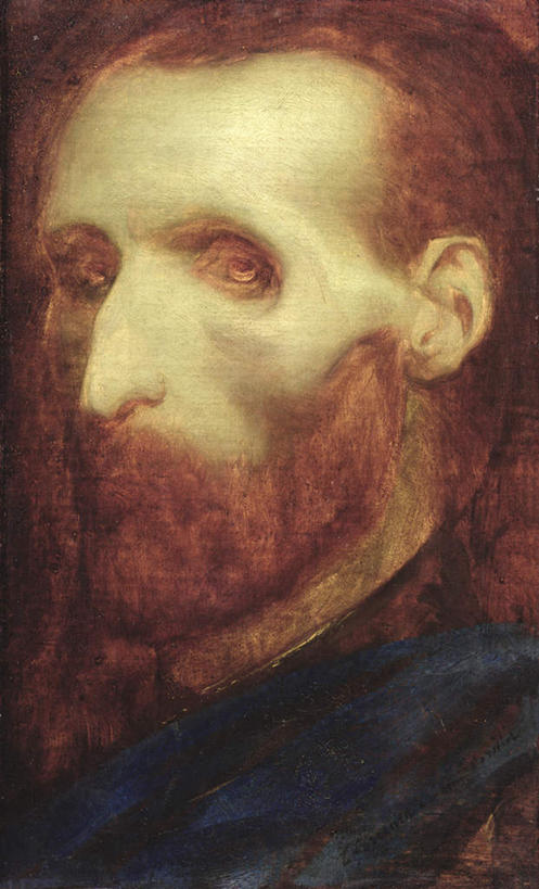 西方人,脸,头,脸颊,头发,一个人,无人,竖图,室外,特写,白天,正面,绘画,油画,欧洲,欧洲人,仅一个男性,仅一个人,仅一个中年男性,艺术,古典,注视,文化,红色,工艺品,观察,看,品味,观看,美术,察看,高雅,关注,瘦弱,美学,衰弱,消瘦,男人,男性,中年男性,白种人,头部,长发,脸部,脸蛋,面部,半身,彩图