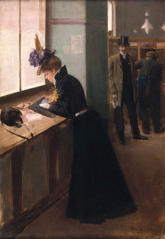 西方人,无人,三个人,家,站,竖图,室内,白天,侧面,裙子,绘画,帽子,羽毛,油画,欧洲,欧洲人,敲打,连衣裙,服装,轻盈,柔软,艺术,装饰,盛开,标志,材料,档案,文件,文字,纸,字符,字母,房屋,墙,屋子,古典,花蕾,注视,礼帽,文化,输入,标识,楼房,墙壁,墙面,住宅,花,花瓣,花朵,鲜花,衣服,黑色,手稿,资料,工艺品,花苞,花蕊,打字,观察,看,品味,站着,服饰,观看,点击,华丽,修饰,敲击,证明,美术,点缀,察看,高雅,衣着,穿着,关注,文档,电报,美学,轻柔,衬托,美观,雅致,雅观,衣饰,电报机,按键,男人,男性,年轻男性,年轻女性,女人,女性,中年男性,白种人,站立,彩图,全身,房子