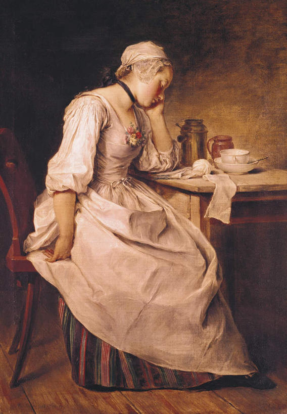 西方人,一个人,无人,坐,闭眼,睡,竖图,室内,白天,侧面,民族服装,绘画,桌面,桌子,椅子,油画,欧洲,欧洲人,仅一个年轻女性,仅一个女性,仅一个人,撑,服装,艺术,木制,木椅,古典,托腮,文化,衣服,木制品,工艺品,品味,托,休息,疲倦,服饰,美术,疲劳,高雅,疲惫,衣着,穿着,托下巴,困乏,佣人,疲乏,美学,歇息,委顿,疲困,疲顿,疲钝,倦怠,怠倦,仆人,衣饰,苏息,家丁,仆役,西崽,年轻女性,女人,女性,白种人,闭眼睛,闭着眼,闭着眼睛,困,困觉,寝息,睡觉,坐着,彩图,全身,传统服装,民俗服