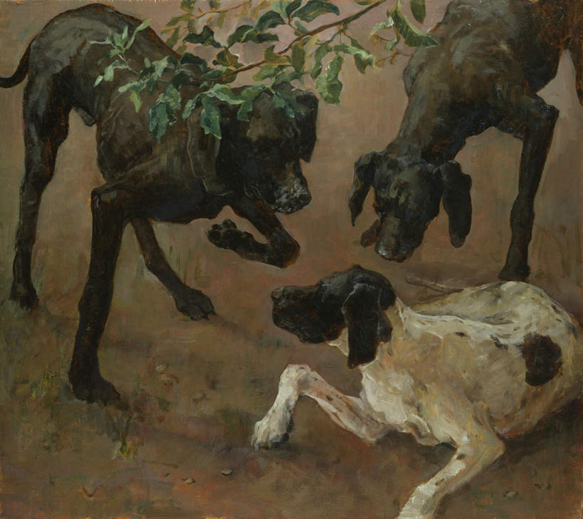 无人,站,横图,室内,白天,正面,绘画,美景,宠物,狗,叶子,油画,艺术,斑点,景观,绿叶,古典,注视,文化,白色,黑色,自然,动物,工艺品,低头,观察,看,品味,站着,游玩,嫩叶,景色,可爱,观看,美术,察看,高雅,关注,自然风光,忠诚,美学,垂头,顽耍,叶,叶片,犬,玩耍,站立,半身,彩图