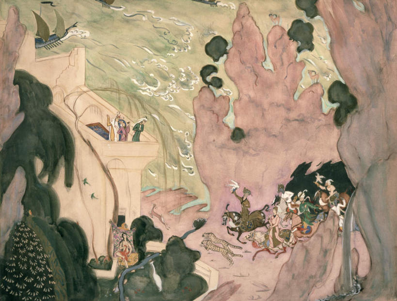 西方人,无人,走,横图,室内,白天,正面,制服,绘画,山,山脉,植物,马,野生动物,油画,欧洲,欧洲人,骑马,艺术,山峰,山峦,许多人,古典,注视,文化,树,树木,骑,衣服,绿色,自然,动物,工艺品,群山,观察,看,品味,一群人,运输,牲畜,生长,成长,观看,军人,美术,察看,军装,高雅,关注,军服,美学,男人,男性,中年男性,白种人,步行,散步,走路,半身,彩图