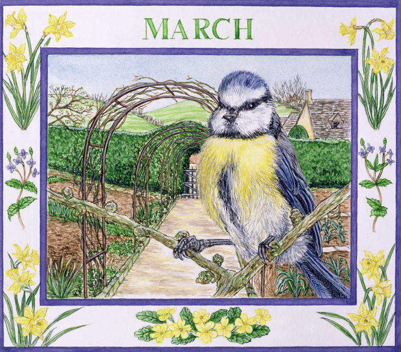 无人,站,横图,室内,白天,正面,爱情,陶醉,绘画,草地,草坪,植物,水仙花,鸟,油画,艺术,盛开,时间,英文,鸟类,山雀,标志,文字,字符,字母,古典,计时,花蕾,注视,文化,标识,草,花,花瓣,花朵,鲜花,树,树木,一只,绿色,自然,工艺品,花苞,花蕊,观察,看,品味,站着,生长,成长,观看,英文字母,美术,日期,察看,高雅,挂历,关注,记忆,金盏银台,玉玲珑,女史花,雅蒜,天蒜,美学,敬意,自恋,樱草花,独一,仅有,唯一,唯有,惟一,惟有,蓝山雀,蓝冠山雀,凌波仙子,水仙,天葱,日历,站立,彩图,全身