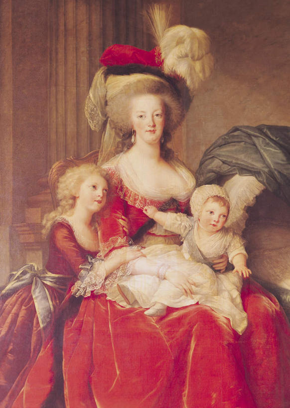 西方人,儿童,无人,四个人,家庭,母亲,女儿,坐,抱,竖图,室内,白天,正面,晚礼服,绘画,纯洁,床,卧室,帽子,油画,欧洲,欧洲人,艺术,墙,双人床,床单,古典,注视,礼帽,文化,被子,墙壁,墙面,小孩,红色,工艺品,观察,看,品味,温暖,温馨,母女,一家人,可爱,母爱,童年,童趣,抱着,观看,美术,和睦,察看,高雅,被单,搂着,关注,童真,烂漫,无邪,美学,玛丽.安托瓦内特,玛丽九世,赤字夫人,天真,年轻女性,女孩,女人,女性,白种人,孩子,年轻人,搂,搂抱,坐着,半身,彩图,晚宴服,舞会服,洋服,洋装,夜礼服,睡房,卧房,融洽,女生