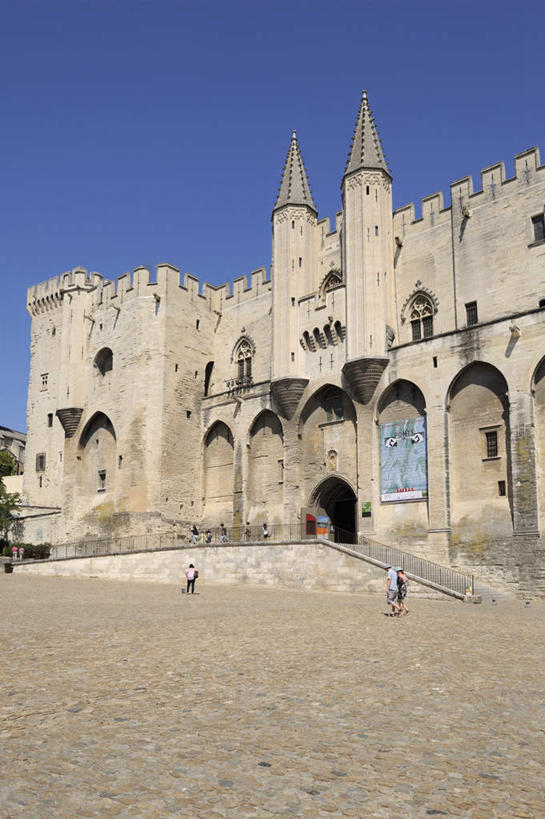 无人,教堂,宫殿,竖图,室外,白天,仰视,旅游,度假,植物,标志建筑,地标,建筑,法国,欧洲,阴影,节日,光线,影子,拱门,文化,娱乐,建设,树,树木,蓝色,绿色,蓝天,天空,阳光,自然,天,祈祷,享受,休闲,健康,旅游胜地,放松,许愿,宗教,信仰,生长,晴朗,成长,纪念,哥特式,祈求,沃克吕兹省,信念,阿维尼翁,万里无云,法兰西共和国,法兰西第五共和国,普罗旺斯.阿尔卑斯.蓝色海岸,教皇宫,平安,晴空,晴空万里,彩图,低角度拍摄,大教堂,皇宫,礼拜堂