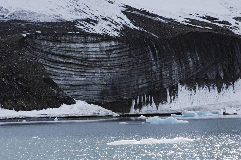 无人,横图,室外,白天,海洋,全球变暖,挪威,融化,冰,地形,自然,摄影,北冰洋,冰河,斯瓦尔巴德群岛,海滩,彩图
