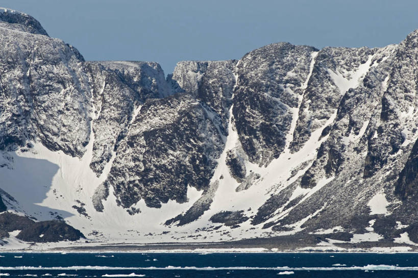 无人,横图,室外,白天,北极,海洋,山,雪,全球变暖,挪威,冰,地形,山顶,风景,自然,摄影,气象,气候,冰河,斯瓦尔巴德群岛,海滩,彩图