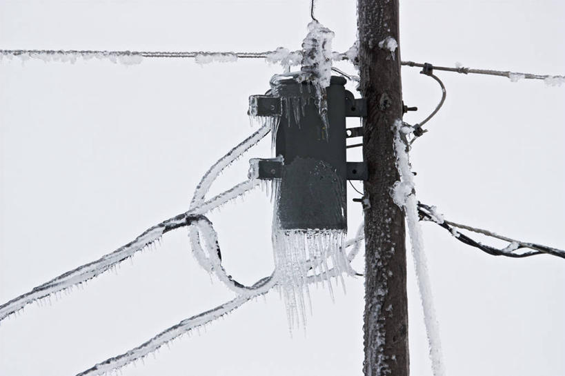 无人,横图,室外,白天,美国,科学,电缆,电线杆,冬天,天气,电话线,摄影,电,变压器,气象学,彩图,爱荷华