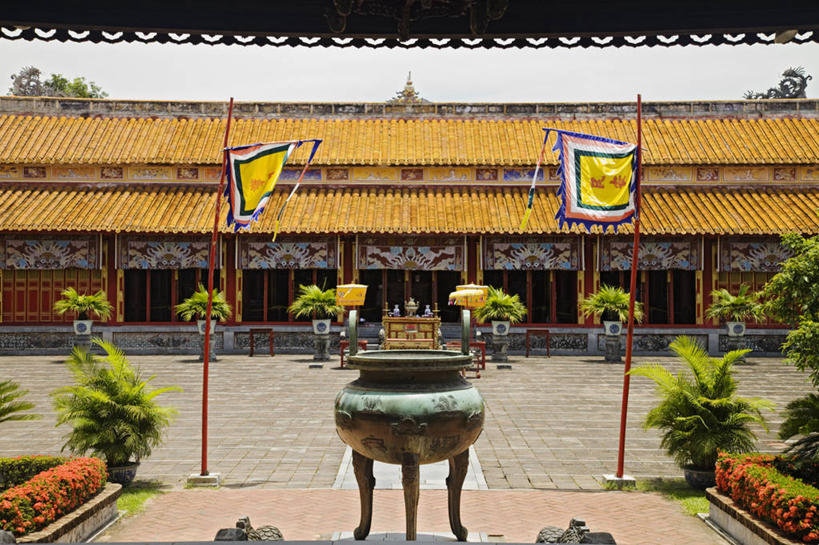 无人,横图,室外,白天,建筑,越南,庭院,瓦,地标建筑,摄影,彩图,旅行,顺化