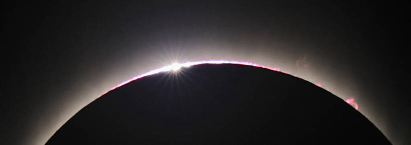 无人,横图,全景,太阳,日食,月亮,摄影,天文学,食,彩图