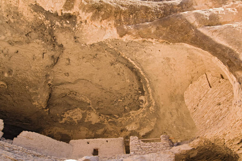 无人,横图,美国,房屋,悬崖,历史,废墟,摄影,洞穴,考古学,新墨西哥,彩图,国家纪念碑