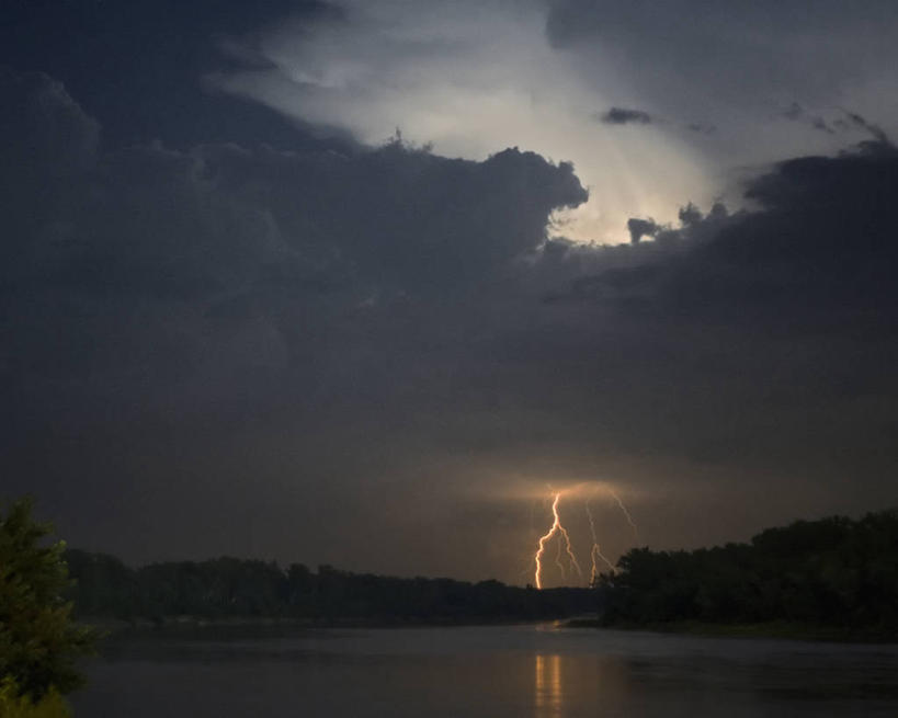 无人,横图,室外,夜晚,闪电,暴风雨,美国,云,自然灾害,天气,风景,天空,自然,摄影,恐怖,威胁,结束,内布拉斯加,密苏里河,危险,彩图