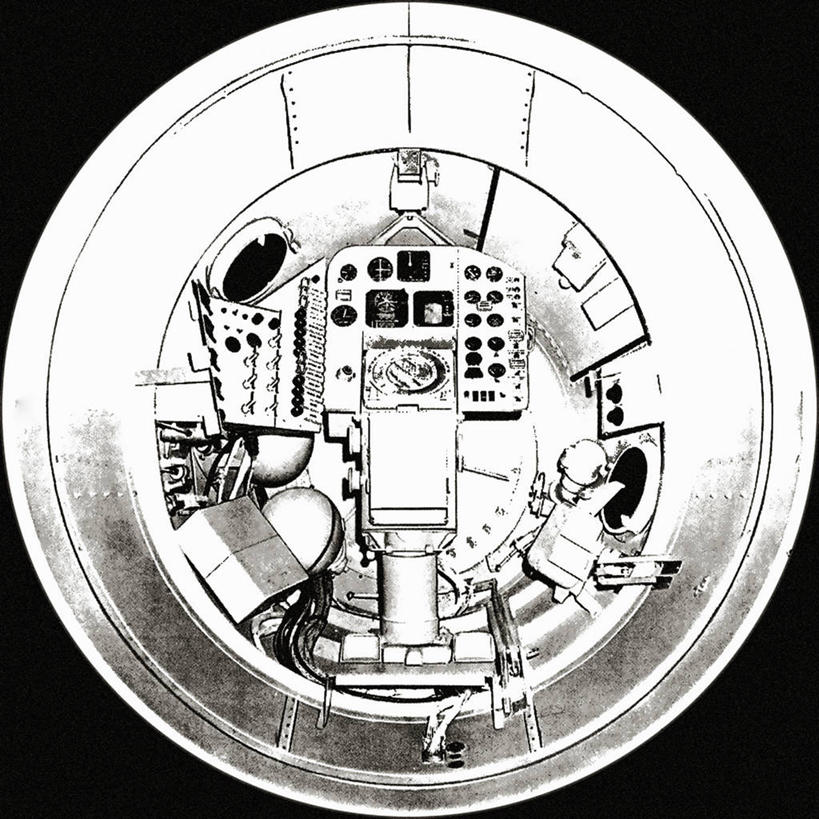 无人,方图,俯视,黑白,技术,太空,摄影,控制面板,太空旅行器,太空舱,设计,高角度拍摄,空间探索