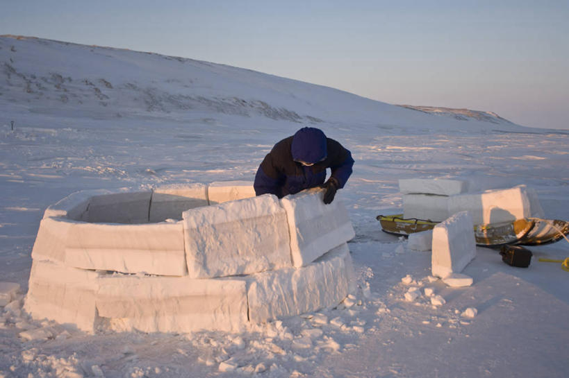 成年人,中年人,一个人,导游,横图,室外,白天,探险,雪,美国,仅一个男性,仅一个人,仅一个中年男性,房屋,屋子,冬天,文化,社区,摄影,块状,生存,雪屋,国家野生动物保护区,因纽特人,冒险,男人,男性,中年男性,彩图,旅行,房子,小屋,传统文化,冻原