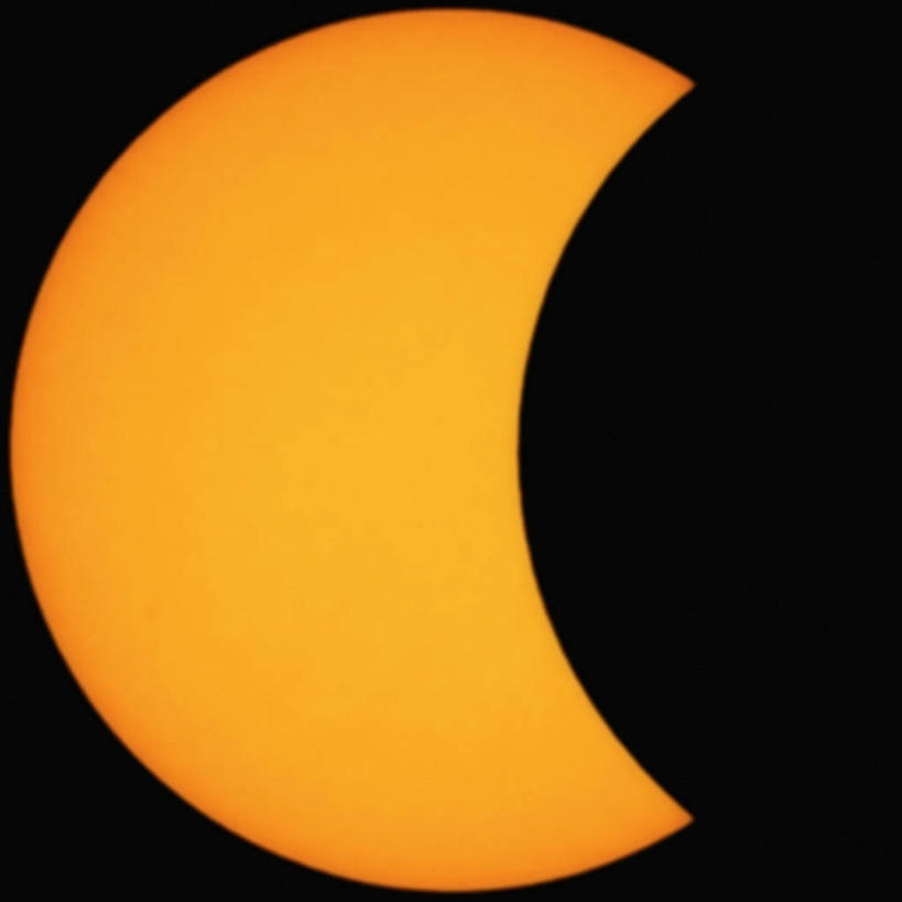 无人,方图,太阳,日食,月亮,摄影,天文学,食,彩图