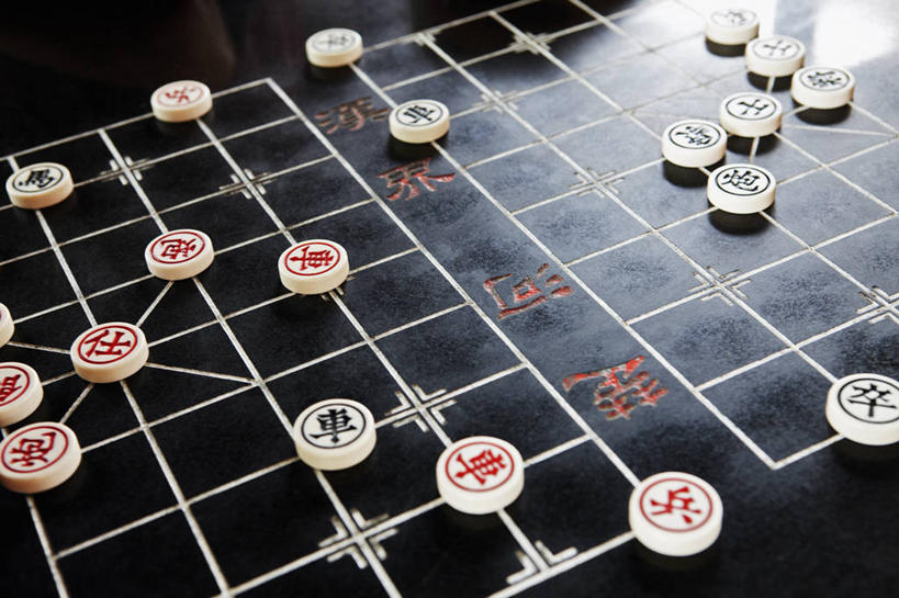 无人,横图,特写,新加坡,汉字,棋盘,摄影,中国象棋,休闲活动,彩图