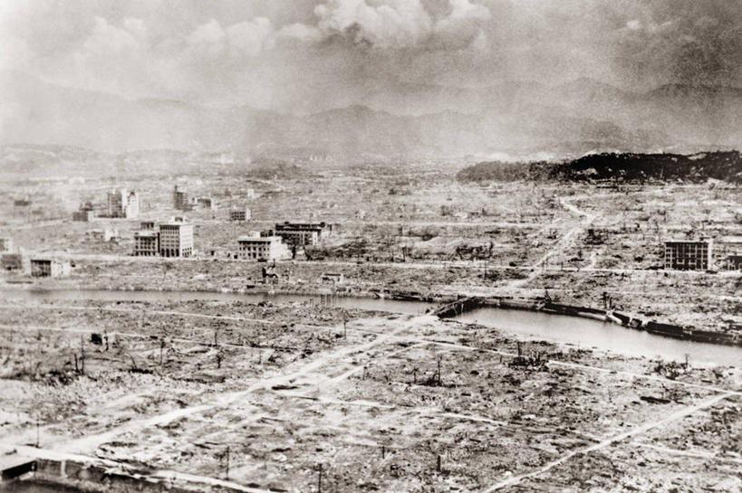 无人,横图,黑白,室外,白天,广岛县,日本,军事,战争,摄影,第二次世界大战,毁灭,原子弹,核武器