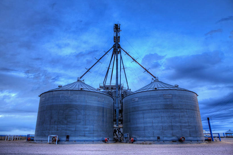 无人,横图,室外,夜晚,农业,美国,钢铁,饮食,黄昏,容器,箱子,工具箱,工业,摄影,储藏,储存,科罗拉多州,惠灵顿,彩图,贮存