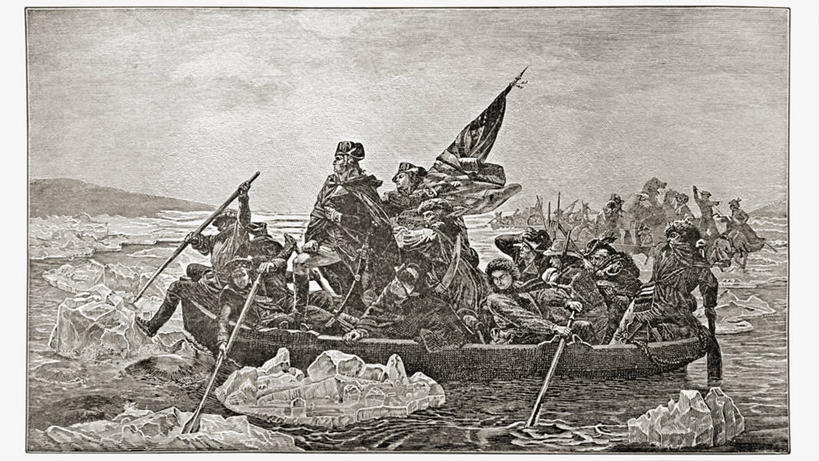 横图,黑白,插画,室外,夜晚,数码,科技,船,美国,阴影,艺术,军事,网络,冰,许多人,高光,几何,计算机图形,合成,图画,历史,画,一群人,战争,电脑合成图,数码合成图,总统,乔治.华盛顿,合成图,漫画,将军,乔治华盛顿,写实,具体,具象,革命,军事家,政治家,开国总统,美国总统,特拉华河,美术工艺