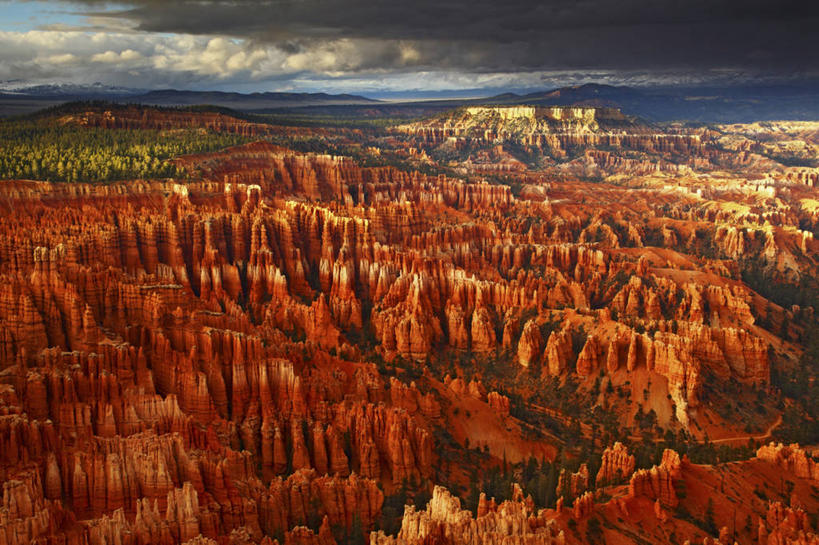 无人,横图,室外,白天,日落,沙漠,红色,摄影,岩层,犹他,布莱斯峡谷国家公园,猪鬃,岩石,彩图