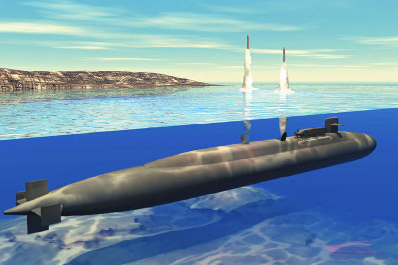 无人,横图,插画,数码,科技,水下,海洋,起飞,阴影,军事,网络,高光,几何,计算机图形,合成,图画,画,电脑合成图,数码合成图,暴力,合成图,漫画,导弹,潜水艇,无人机,写实,具体,具象,彩图,罢工,印第安战斧