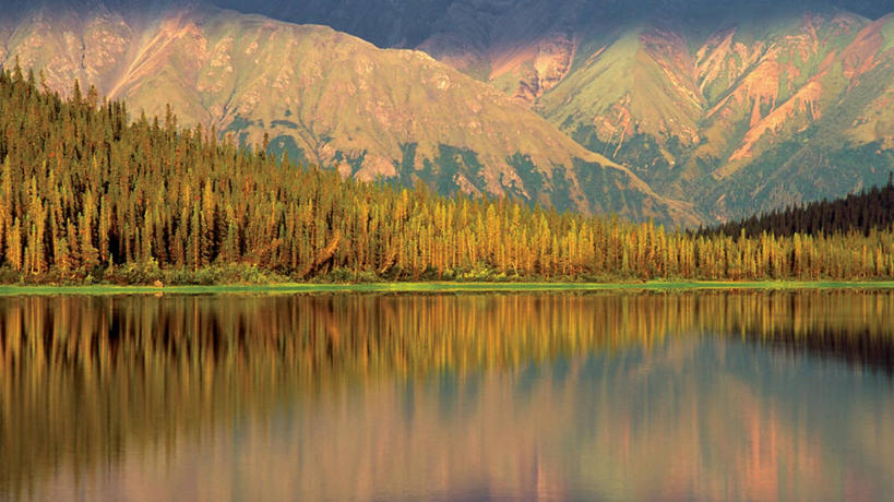 无人,横图,室外,白天,神秘,湖,美景,山,山脉,美国,加拿大,反射,景观,黄色,绿色,自然,景色,摄影,北美,北美洲,自然风光,美洲,梦想,阿拉斯加,阿拉斯加州,北亚美利加洲,亚美利加洲,最后的边疆,午夜阳光之地,育空地区,卑诗省,不列颠哥伦比亚,不列颠哥伦比亚省,冒险,彩图,卑斯省,美利坚合众国,圣埃利亚斯山脉