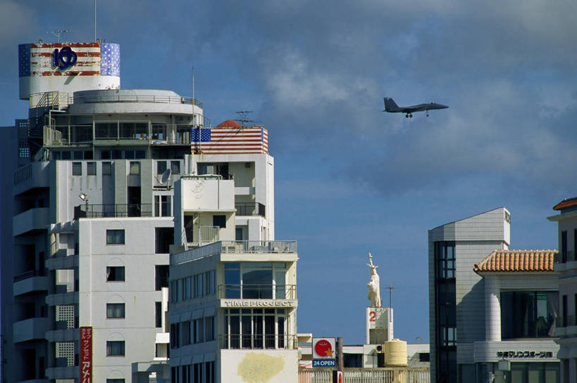 无人,横图,城市,飞机,日本,军事,公寓,那霸,飞,战争,摄影,冲绳县,工程,发明,F-15鹰式战斗机,彩图,美国军事
