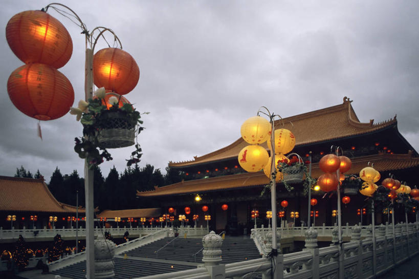 无人,横图,室外,建筑,美国,摄影,宗教,佛教,加利福尼亚,彩图