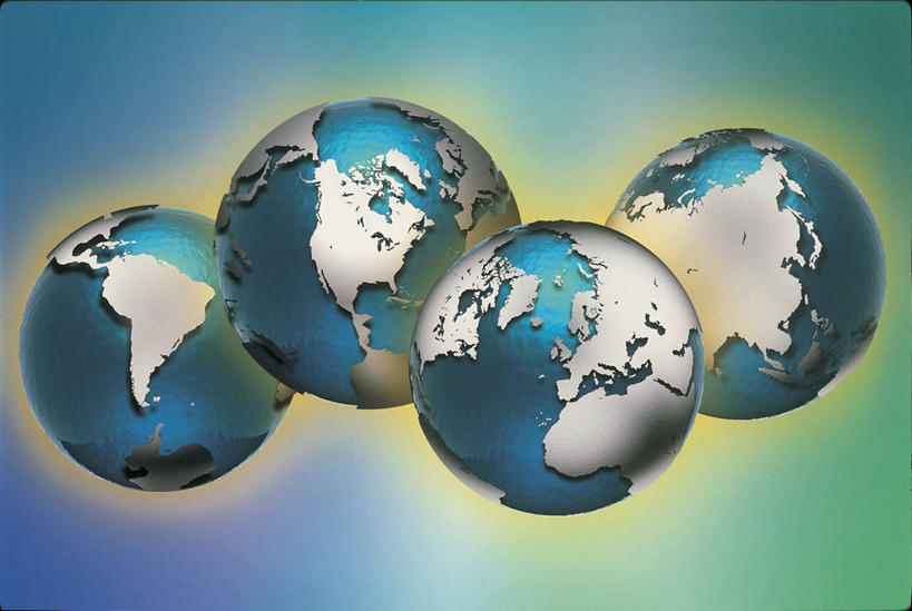 无人,横图,室内,白天,正面,商务,技术,海洋,透明,发光,世界地图,地球,陆地,联系,全球,蓝色,四个,联络,地理,国家,大陆,世界,理智,沉静,冷色,高深,冷淡,接洽,彩图,大洋,大洲