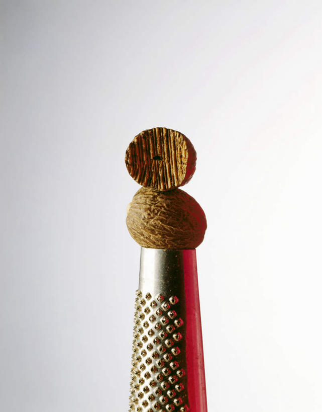 无人,竖图,俯视,室内,特写,白天,白色背景,植物,金属制品,阴影,光线,金属,刨丝器,影子,香料,草药,药草,中药,一个,摄影,影棚,单个,肉豆蔻,药材,中草药,肉蔻,肉果,玉果,中药材,本草,消食,彩图,高角度拍摄,影棚拍摄,拍摄