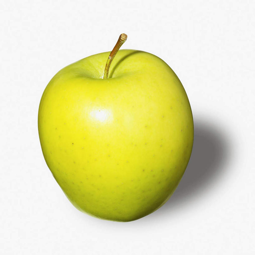 无人,方图,俯视,室内,特写,白天,白色背景,桌面,桌子,苹果,水果,阴影,新鲜,光线,木制,影子,生食,食品,果实,食物,一个,绿色,木制品,摄影,有机食品,绿色食品,影棚,单个,黄香蕉,黄元帅,金冠苹果,金帅,彩图,高角度拍摄,影棚拍摄,拍摄