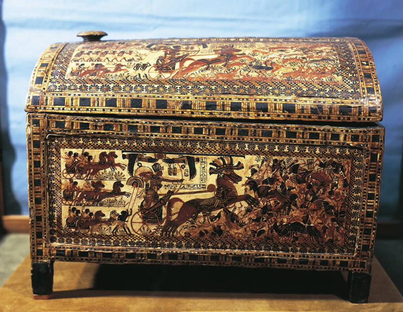 无人,横图,室内,木制,材料,古代,一个,摄影,单个,法老,古埃及文明,古代文明,式样,彩图,百宝箱