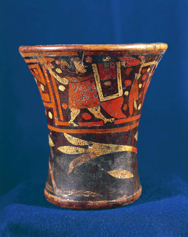 无人,竖图,花瓶,蓝色背景,装饰,木制,材料,古代,一个,马克杯,摄影,单个,式样,彩图,影棚拍摄