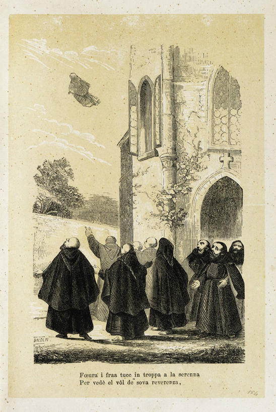 成年人,站,竖图,插画,室外,白天,数码,科技,阴影,网络,长袍,半空,高光,几何,计算机图形,合成,图画,飞,画,摄影,宗教,电脑合成图,数码合成图,合成图,文学,漫画,意大利文化,写实,具体,具象,神迹,书,僧侣,彩图,书页