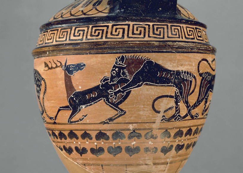 无人,横图,白天,绘画,四只,艺术,陶瓷制品,古典,文化,古代,工艺品,品味,陶器,摄影,部分,美术,高雅,进攻,瞪羚,鬣狗,美学,古代文明,美术工艺,彩图,影棚拍摄,过去