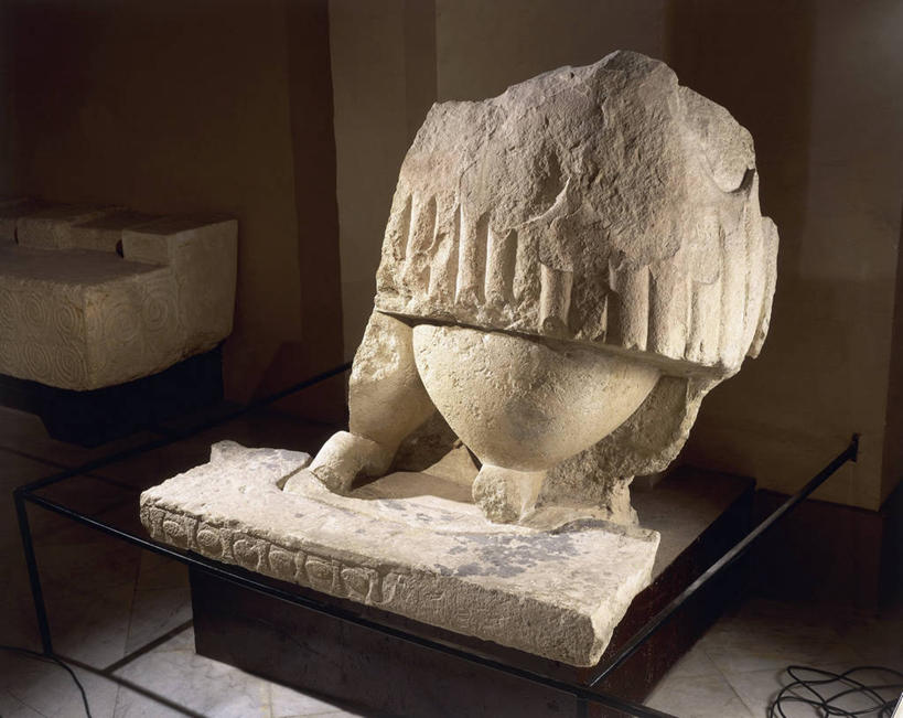 无人,横图,室内,雕塑,历史,一个,摄影,单个,考古学,女神,古代文明,沙岩,美术工艺,史前时代,彩图,石器时代,过去