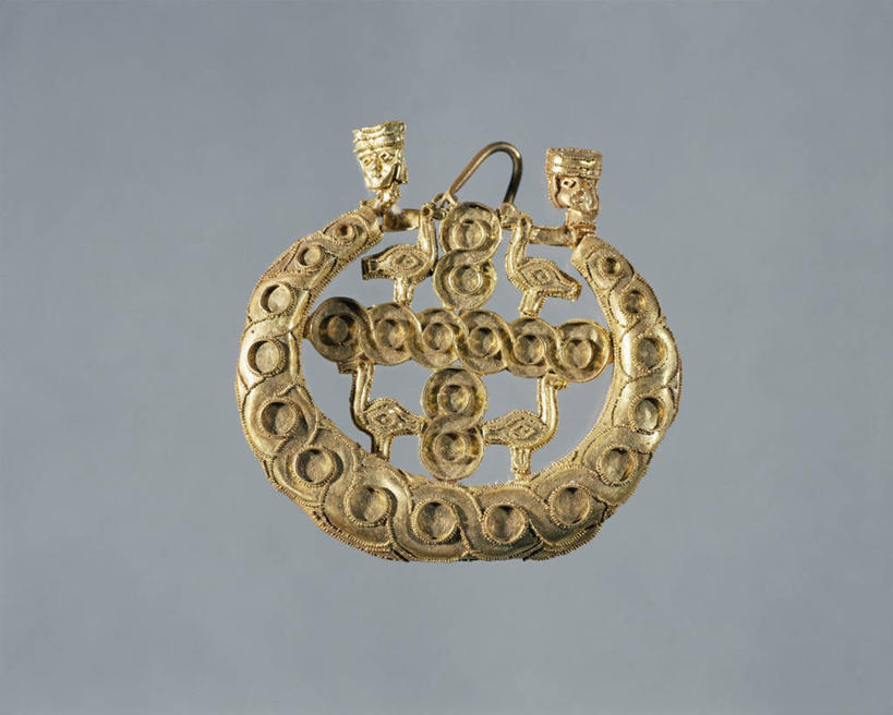 无人,横图,珠宝,希腊,灰色背景,历史,古代,一个,灰色,摄影,单个,克里特岛,古希腊,古代文明,项坠,美术工艺,克诺塞斯,彩图,影棚拍摄,过去