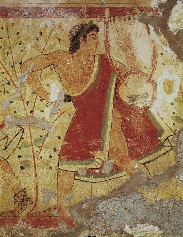 成年人,一个人,站,竖图,插画,特写,数码,科技,仅一个男性,表演,阴影,网络,长袍,乐器,高光,几何,计算机图形,音乐,合成,图画,历史,画,古代,摄影,电脑合成图,数码合成图,合成图,漫画,写实,具体,具象,七弦琴,古代文明,美术工艺,彩图,传统服装,传统文化,过去